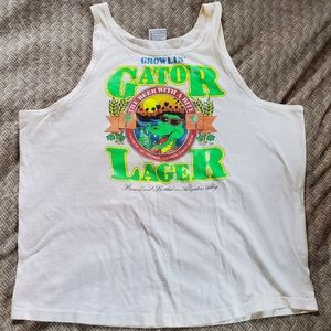 Growlin' Gator Vintage 1983 Tank Top, Sz XL